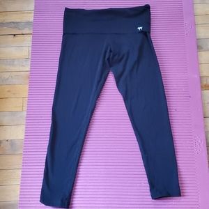 Victoria's secret pink fold over yoga pants